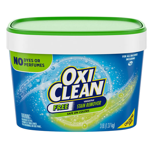 OXI CLEAN 48OZ LAUNDRY STAIN REMOVER POWDER (FREE) 4/CS