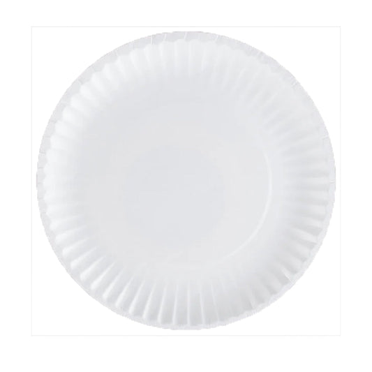 9 INCH 40CT UNCOATED PAPER PLATES 24/CS
