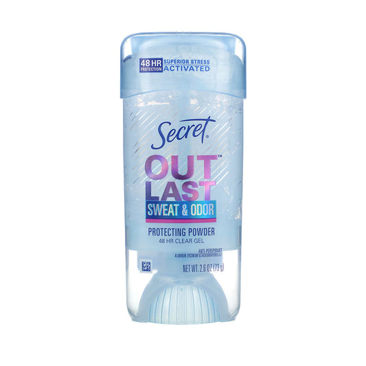 SECRET 2.6OZ OUTLAST COLLECTION CLEAR GEL PROTECTING POWDER 12/CS