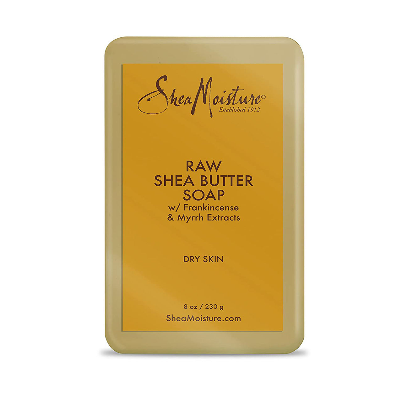 SHEA MOISTURE 8OZ SOAP RAW SHEA BUTTER 12/CS (DRY SKIN)