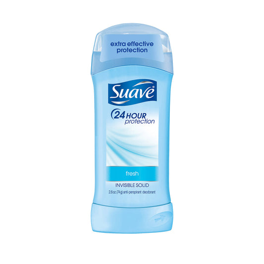 SUAVE 2.6OZ INVISIBLE SOLID SHOWER FRESH 12/CS