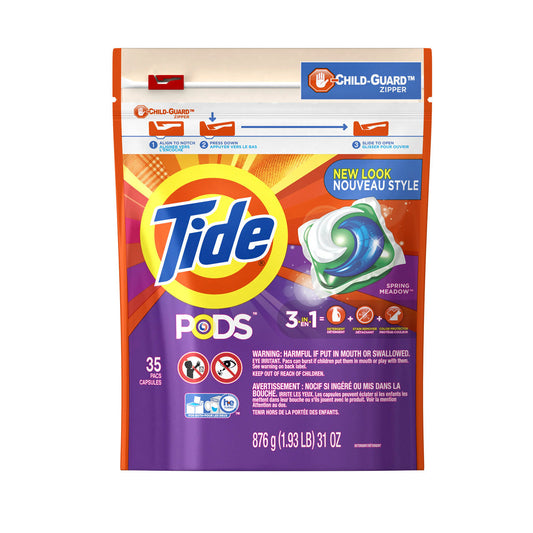 TIDE PODS 35CT SPRING MEADOW 4/CS