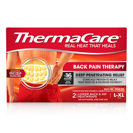 THERMA CARE LOWER BACK & HIP 12 CARTONS OF 2's (ASSORTED)