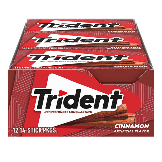 TRIDENT 14CT CINNAMON12/BOX