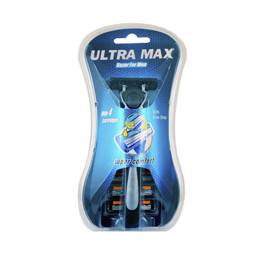 ULTRA MAX RAZOR + CARTRIDGE 24PCS  (BLUE)