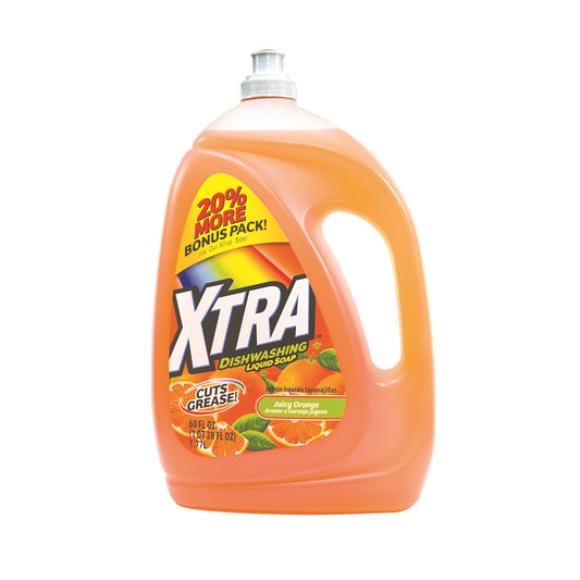 XTRA 60OZ DISH SOAP (ORANGE) 6/CS