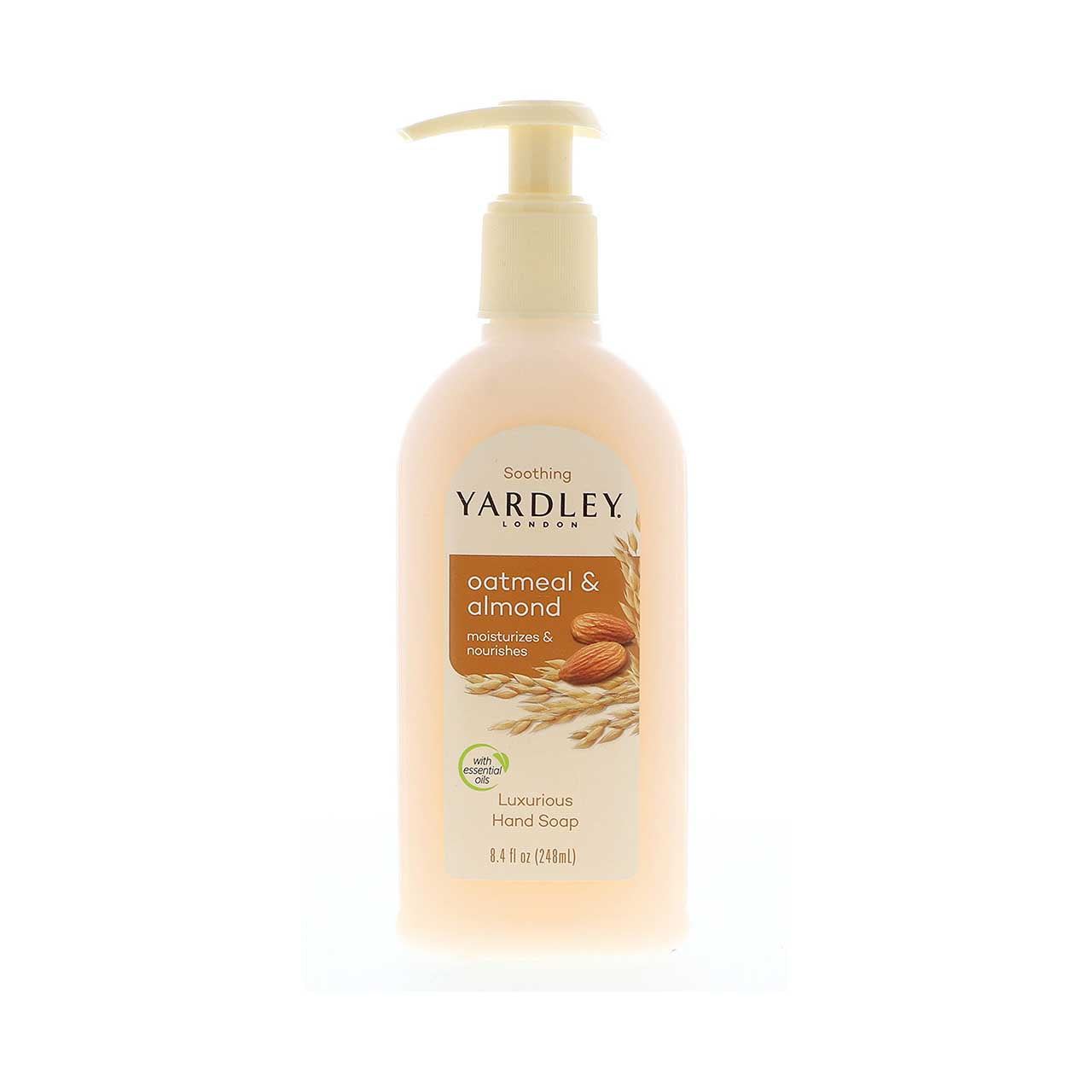 YARDLEY 14OZ LIQUID HAND SOAP OAT MEAL & ALMOND 12/CS