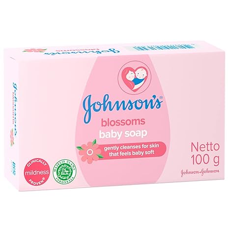 JOHNSON'S 100G BABY SOAP PINK BLOSSOM 12/CS