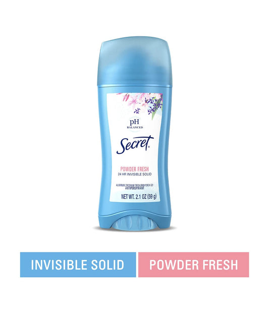 SECRET 2.1OZ INVISIBLE SOLID ANTI PERSPIRANT POWDE FRESH 5PK SELL BY UNIT