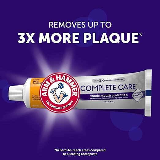 ARM & HAMMER 6OZ TOOTH PASTE COMPLETE CARE PLUS WHITENING FRESH MINT 12/CS