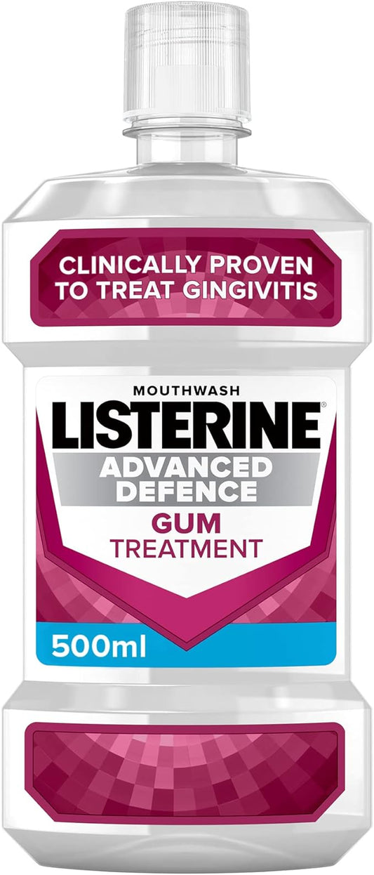 LISTERINE 500ML MOUTH WASH ADVANCED GUM THERAPY 12/CS