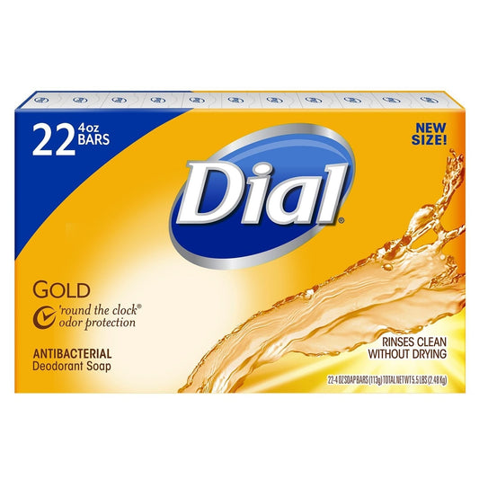 DIAL 4OZ DEODORANT BAR SOAP 12PK GOLD 4/CS