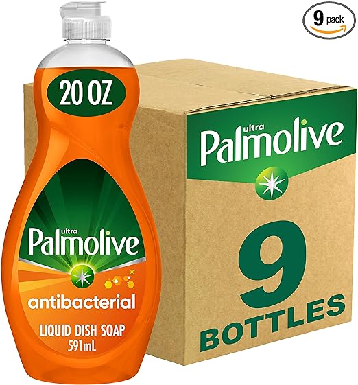PALMOLIVE ULTRA 20OZ DISH SOAP ANTI BACTERIAL ORANGE 9/CS