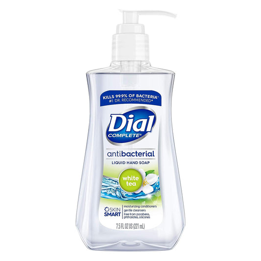 DIAL 7.5OZ COMPLETE LIQUID HAND SOAP WHITE TEA 12/CS