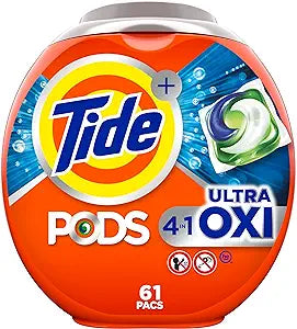 TIDE PODS 32CT ULTRA OXI 4 IN I LAUNDRY DETERGENT 4/CS