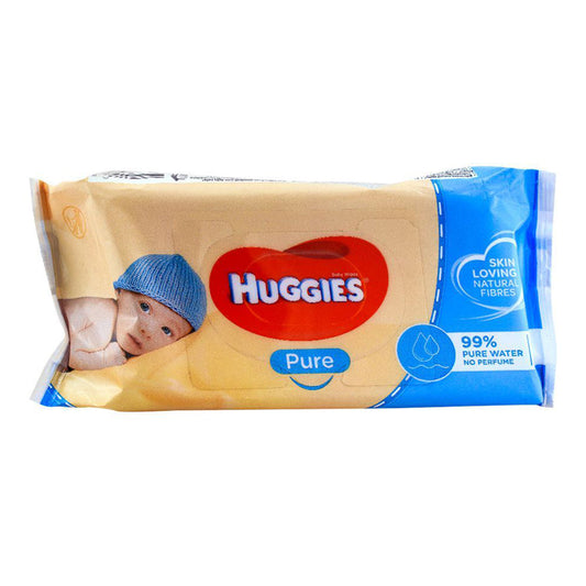 HUGGIES 56CT BABY WIPES PURE & GENTLE 10/CS