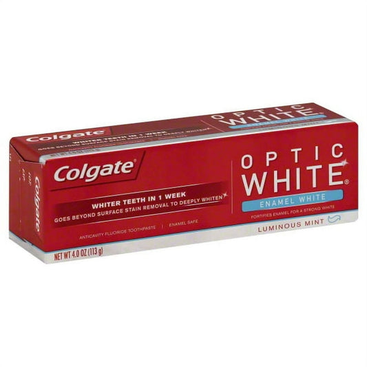 COLGATE TOOTH PASTE 4OZ OPTIC WHITE 24/CS (ASSTD)