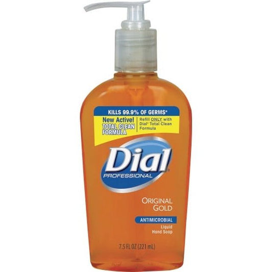 DIAL 7.5OZ ANTI BACTERIAL LIQUID HAND SOAP LEMON SAGE 12/CS
