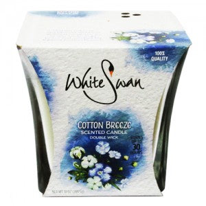 WHITE SWAN 10OZ SCENTED CANDLE COTTON BREEZE 6/CS