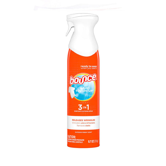 BOUNCE 9.7OZ RAPID TOUCH UP CLOTHING SPRAY 3 IN 1 6/CS