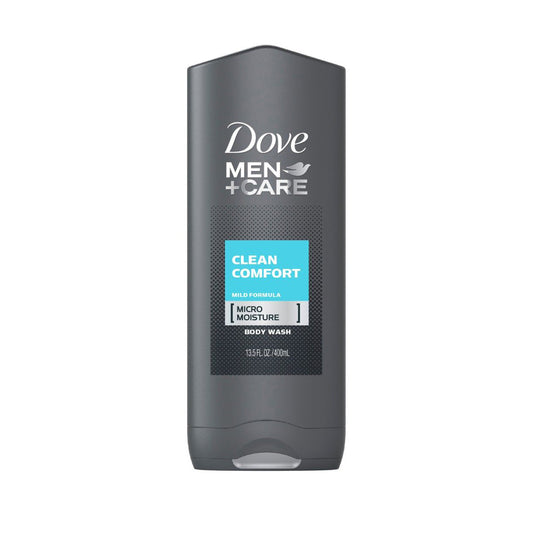 DOVE 400ML BODY & FACE WASH CLEAN COMFORT FOR MEN 12/CS