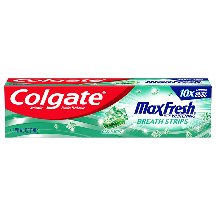 COLGATE 6OZ MAX FRESH CLEAN MINT 24/CS (GREEN)