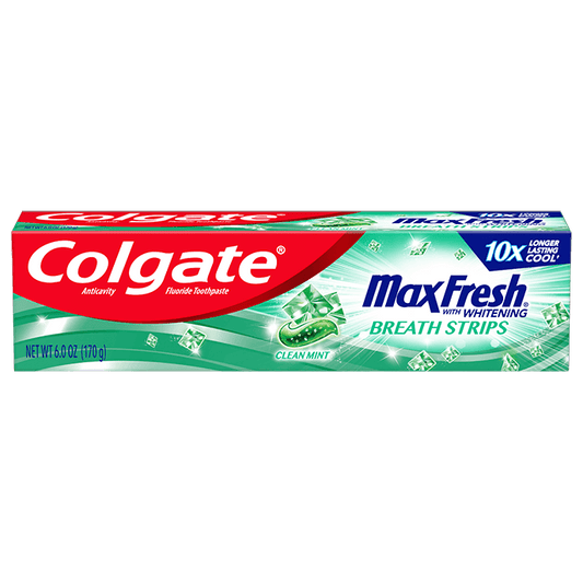 COLGATE 6OZ MAX FRESH CLEAN MINT 24/CS (GREEN)