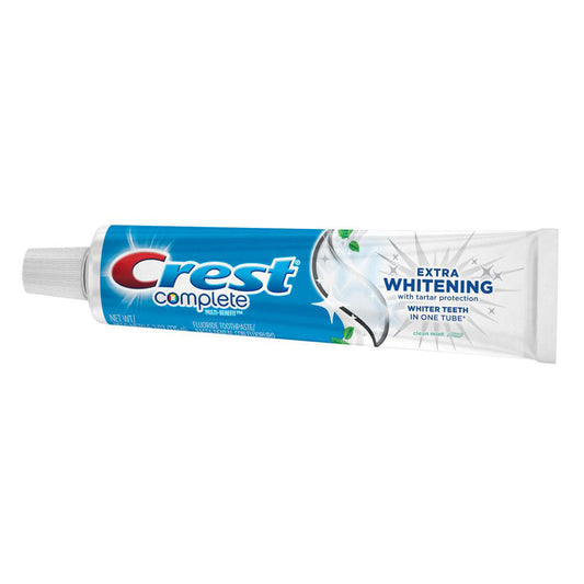 CREST 5.4OZ TP COMPLETE  EXTRA WHITENING TARTAR PROTECTION CLEAN MINT 12/CS
