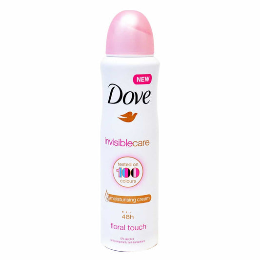 DOVE 150ML DEO SPRAY INVISIBLE CARE WOMEN FLORAL TOUCH 6/PK