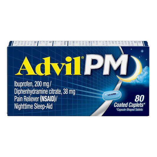ADVIL PM  PACKETS OF 2 COATED CAPLETS 50CT