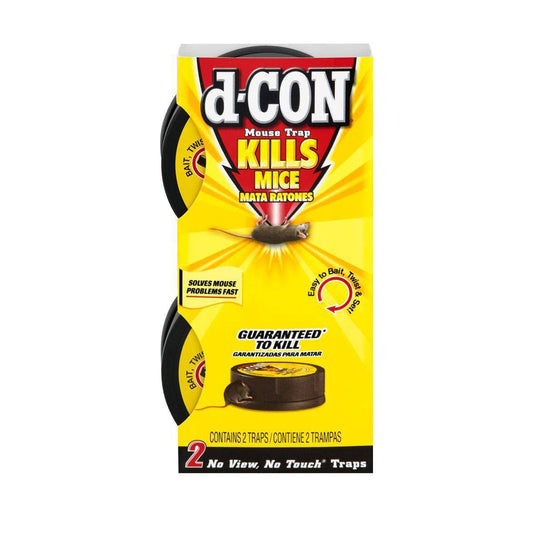 d-CON 28CT DISPLAY (16 BAIT STATIONS &12 NO VIEW NO TOUCH MOUSE TRAP)