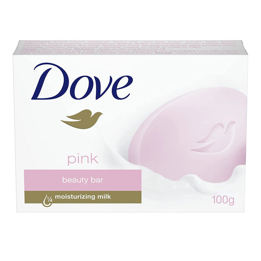 DOVE 100g BAR SOAP 4PK PINK 12/CS