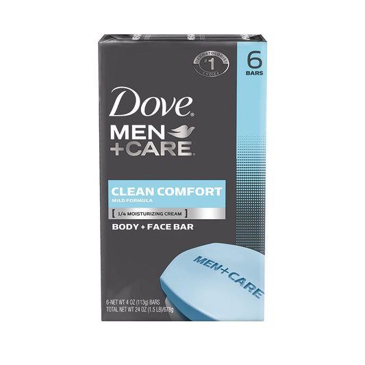 DOVE 3.5OZ BAR SOAP 4PK CLEAN COMFORT 12/CS